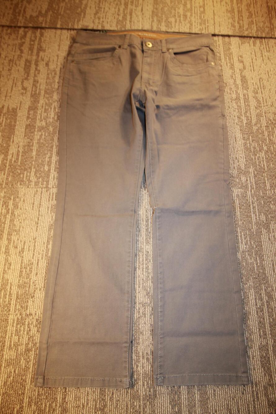 G.H. Bass & Co. Jeans Mens 32x29 Gray Regular Fit Straight Canvas Work Pants